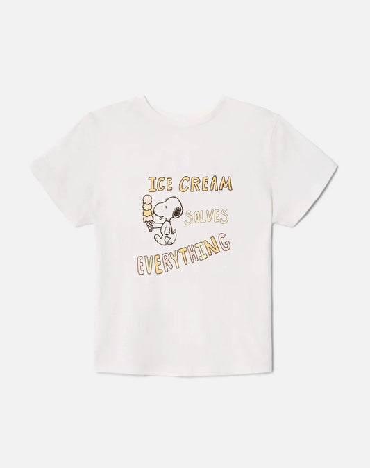 Classic Tee Snoopy Ice Cream-TEES-Uniquities