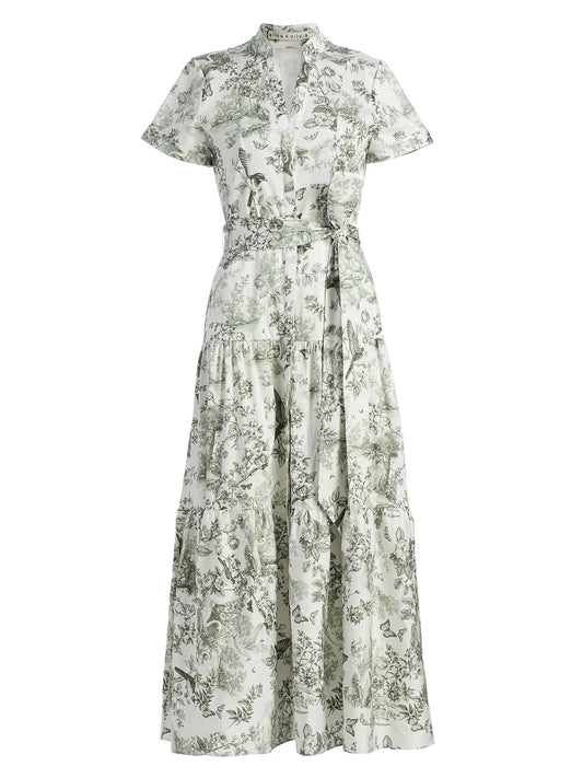 Lucy Roll Sleeve Midi Dress-Dresses-Uniquities