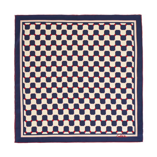 Check Silk Bandana Accessories Lost Pattern