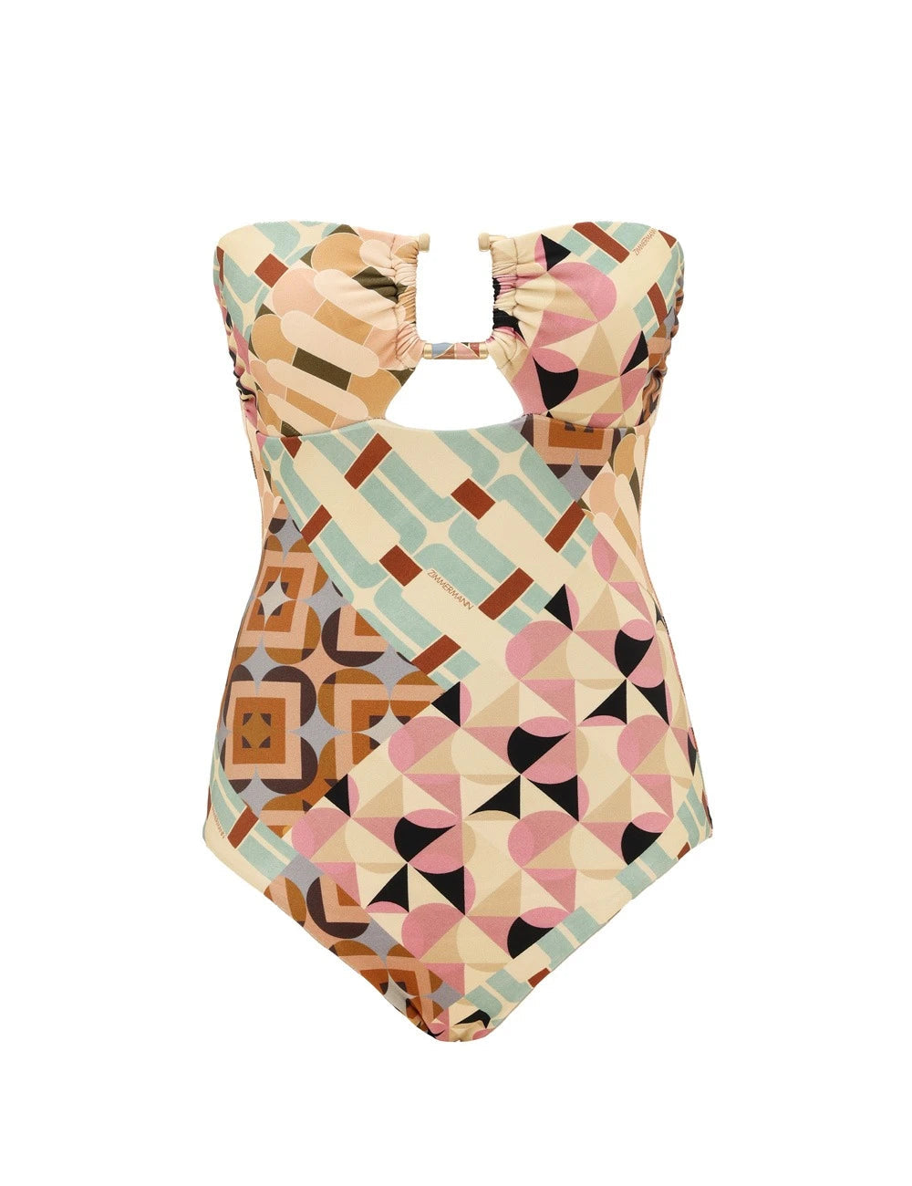 Fairlight Enamel Trim One Piece-Swimwear-Uniquities
