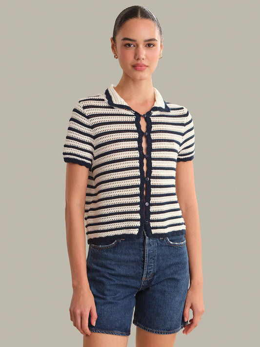 Leilani Collared Cardigan-Tops/Blouses-Uniquities