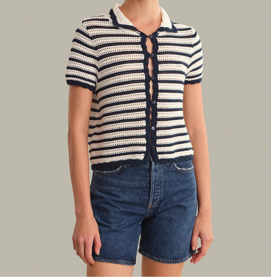 Leilani Collared Cardigan-Tops/Blouses-Uniquities