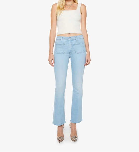 Patch Pocket Weekender-Denim-Uniquities