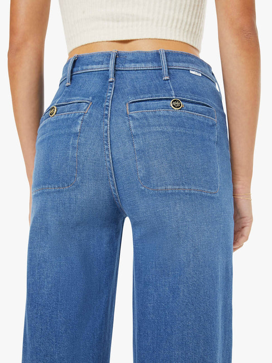 The Stashed Hustler Roller Sneak Jeans-Denim-Uniquities