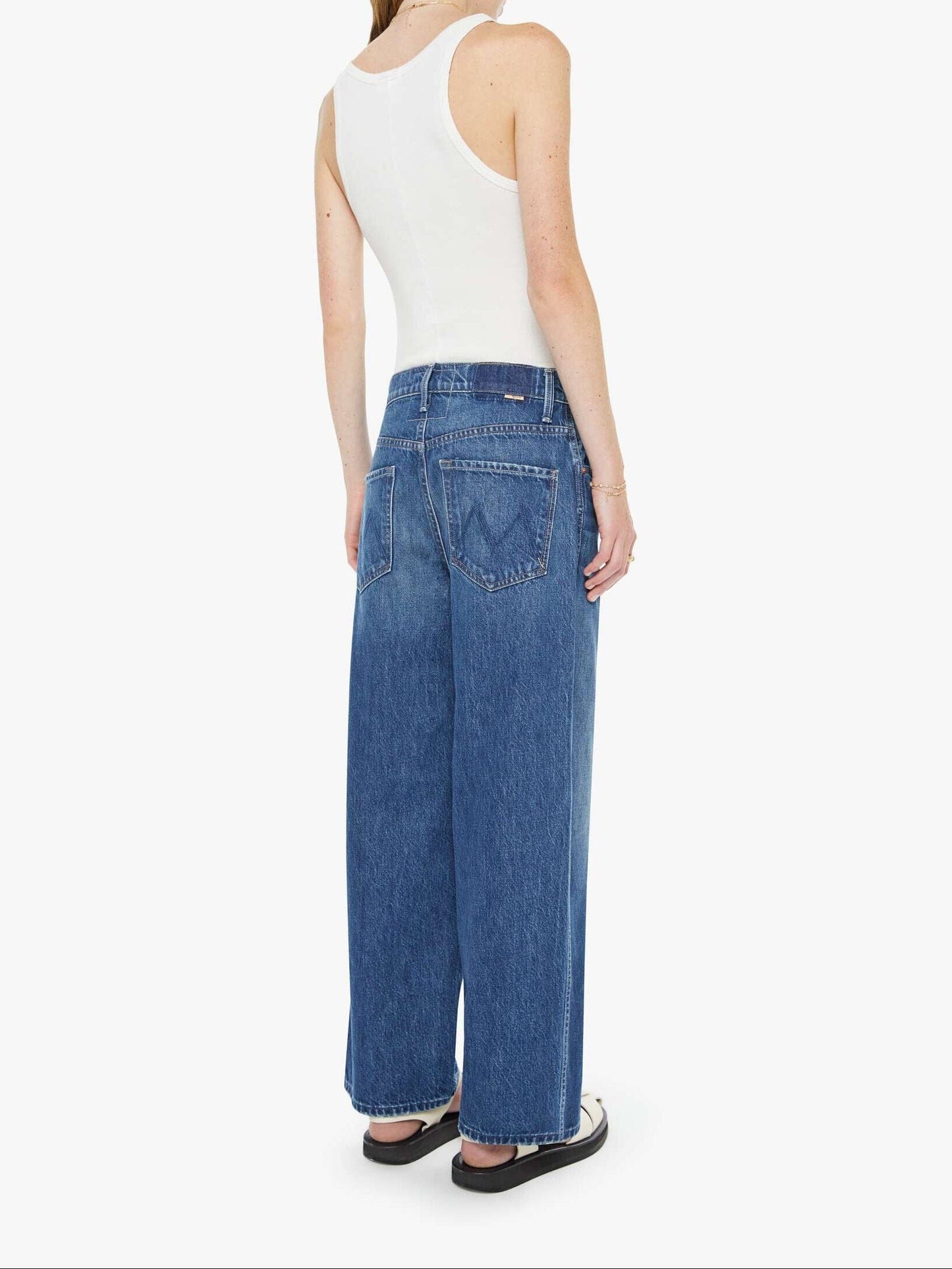 The Delinquent Button Ankle Jeans-Denim-Uniquities