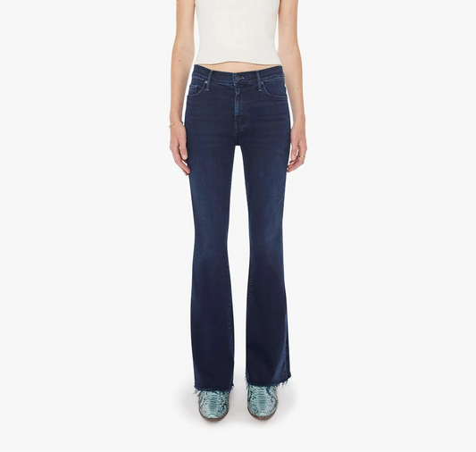 Weekender Fray Chip On My Shoulder-Denim-Uniquities