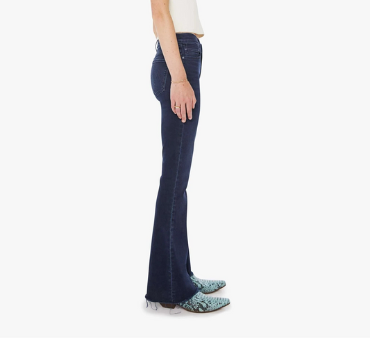 Weekender Fray Chip On My Shoulder-Denim-Uniquities