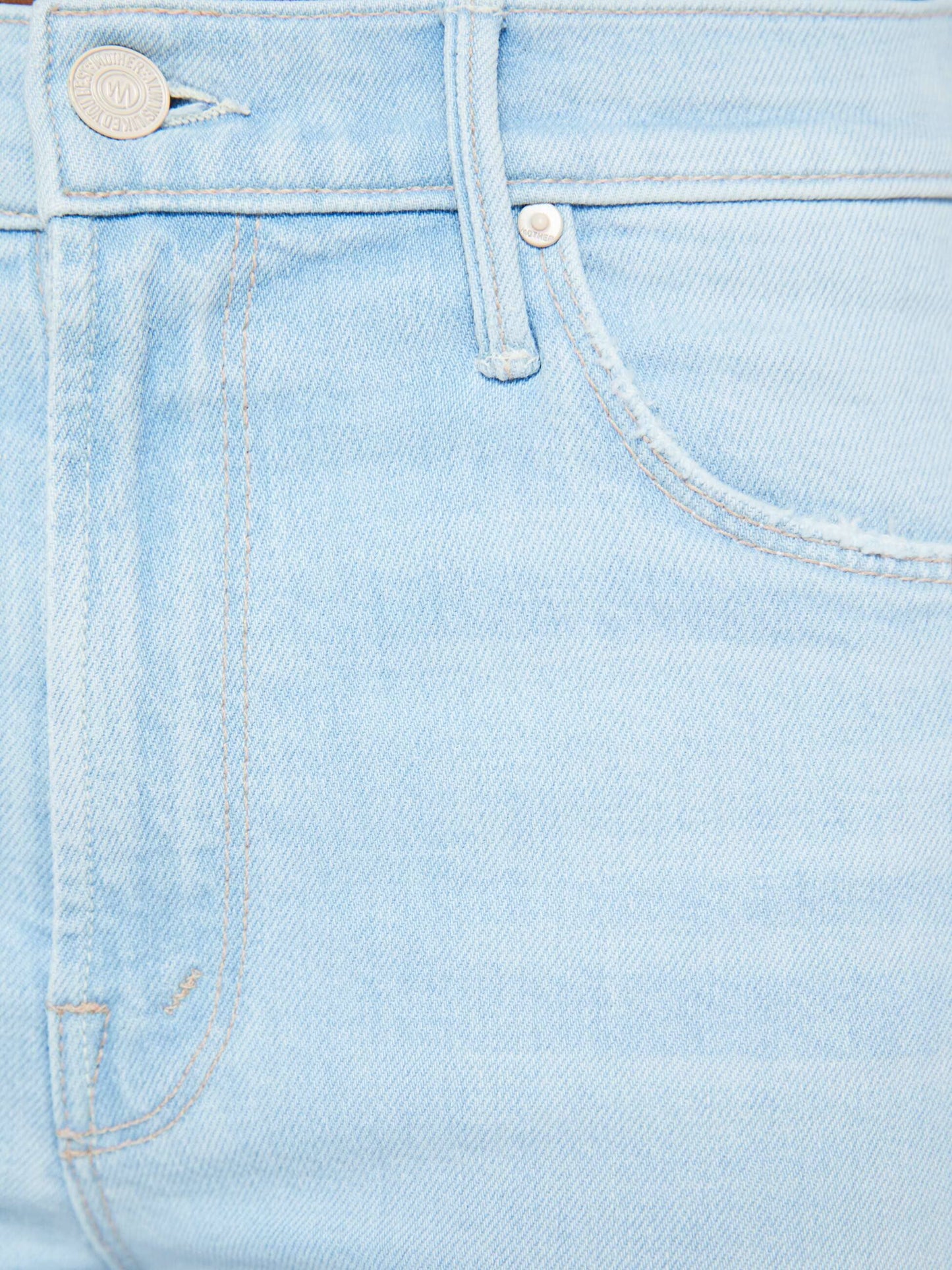 The Mid Rise Dazzler Crop Fray Jeans-Denim-Uniquities