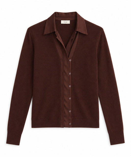 Mixed Media Cardigan-Sweaters-Uniquities
