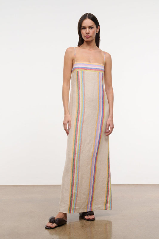Laura Linen Dress-Dresses-Uniquities