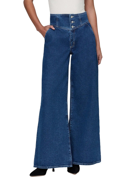 Sonja Ultra High Rise Corset Jean-Denim-Uniquities
