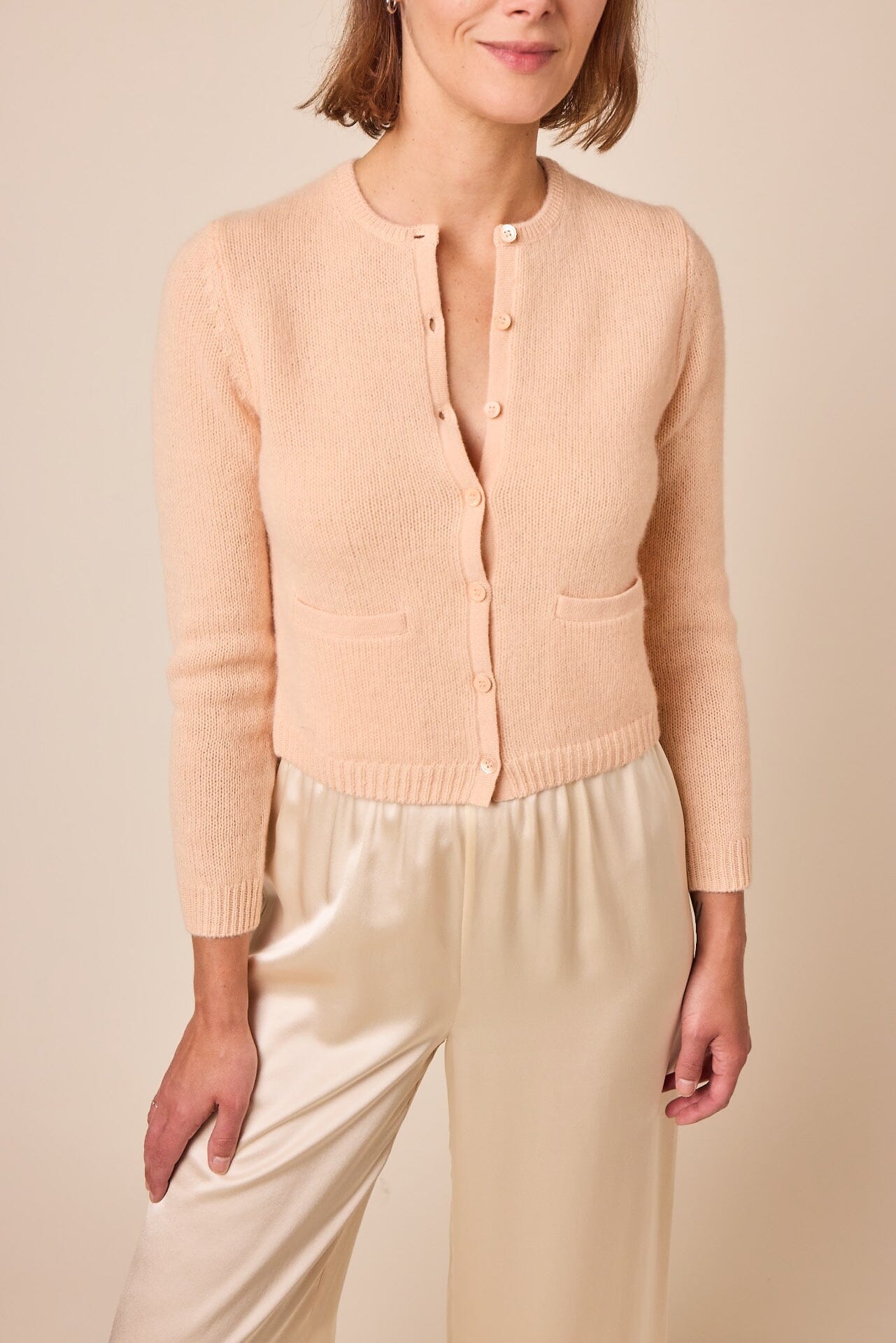 Thea Cashmere Cardigan-Sweaters-Uniquities