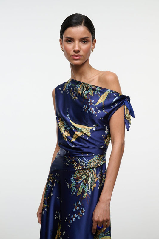 Portia Silk Dress Dresses STAUD