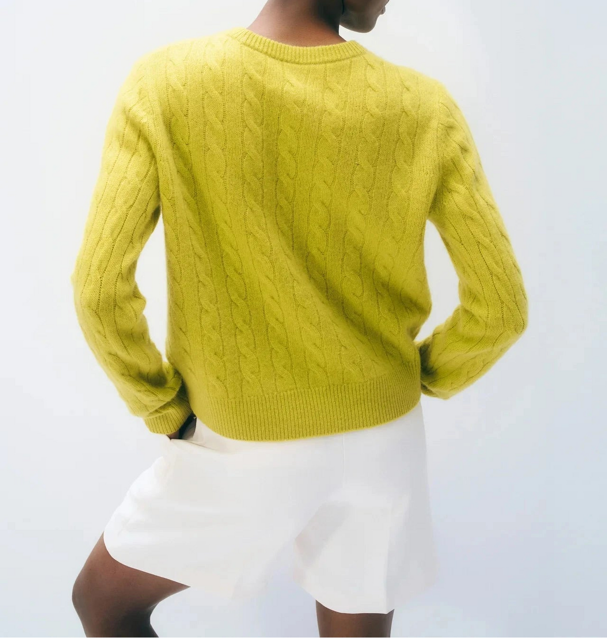 Cashmere Cable Crewneck-Sweaters-Uniquities