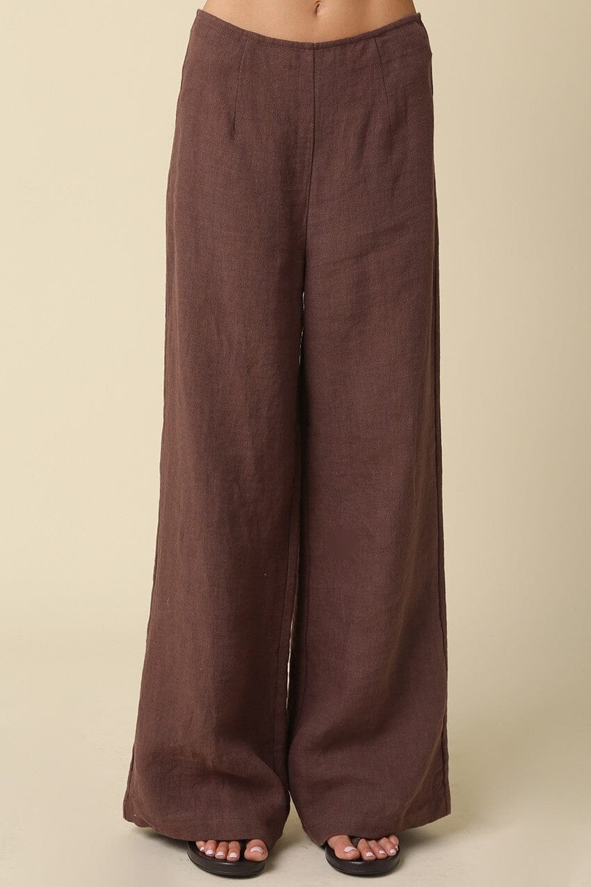 Remi Linen Pants-Bottoms-Uniquities