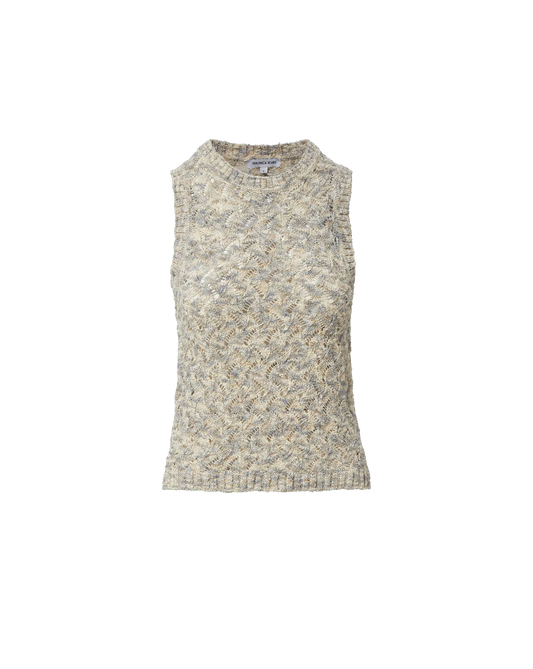 Cropped Jerrel Knit Tank-Tops/Blouses-Uniquities