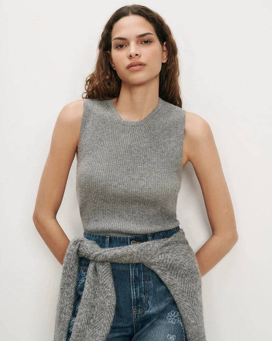 Sid Cashmere Tank-Tops/Blouses-Uniquities