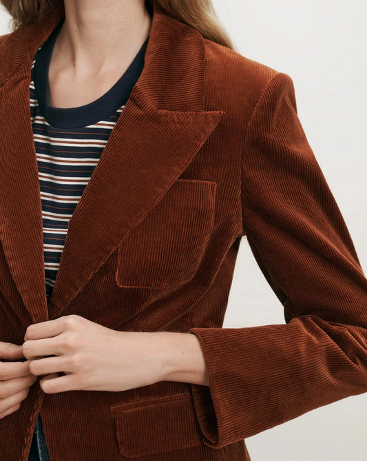 Livvy Corduroy Dickey Jacket-Jackets-Uniquities