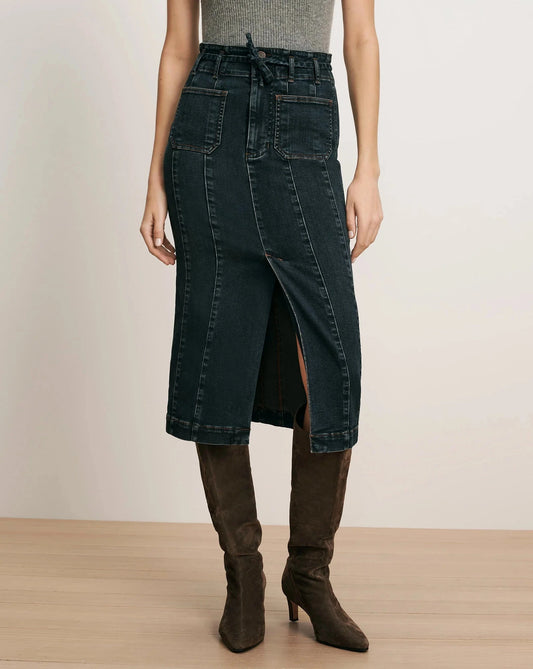 Pavana Skirt with Patch Pockets-Bottoms-Uniquities