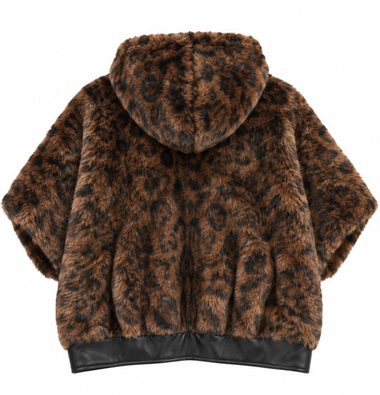 Faux Fur Vegan Leather Vest by Dolce Cabo - Image 2