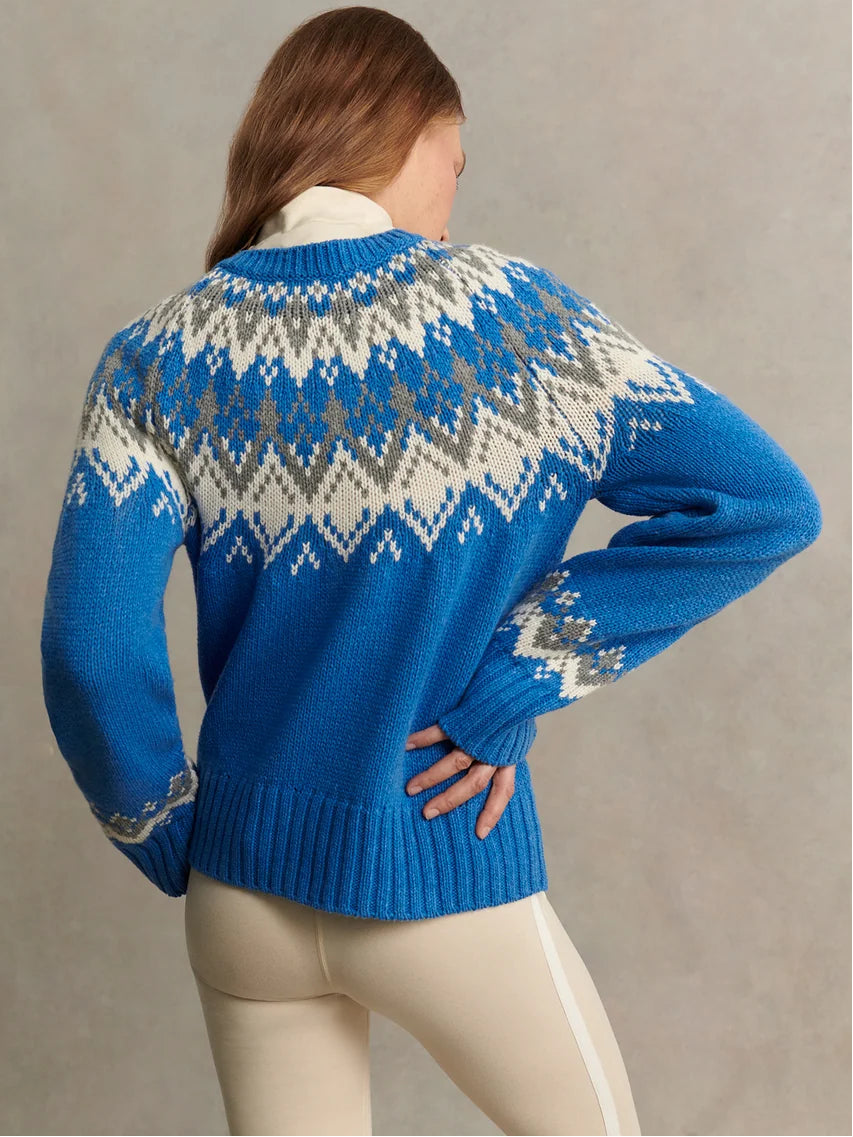 Enid Fairisle Knit Sweater-Sweaters-Uniquities