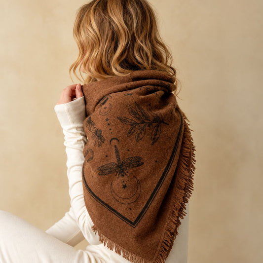 Gaia Cashmere Bandana-Accessories-Uniquities