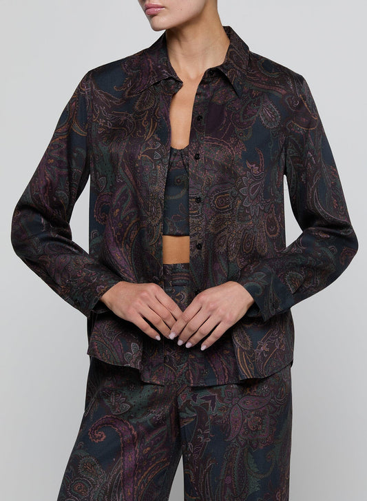 Ellery Long Sleeve Blouse-Tops/Blouses-Uniquities