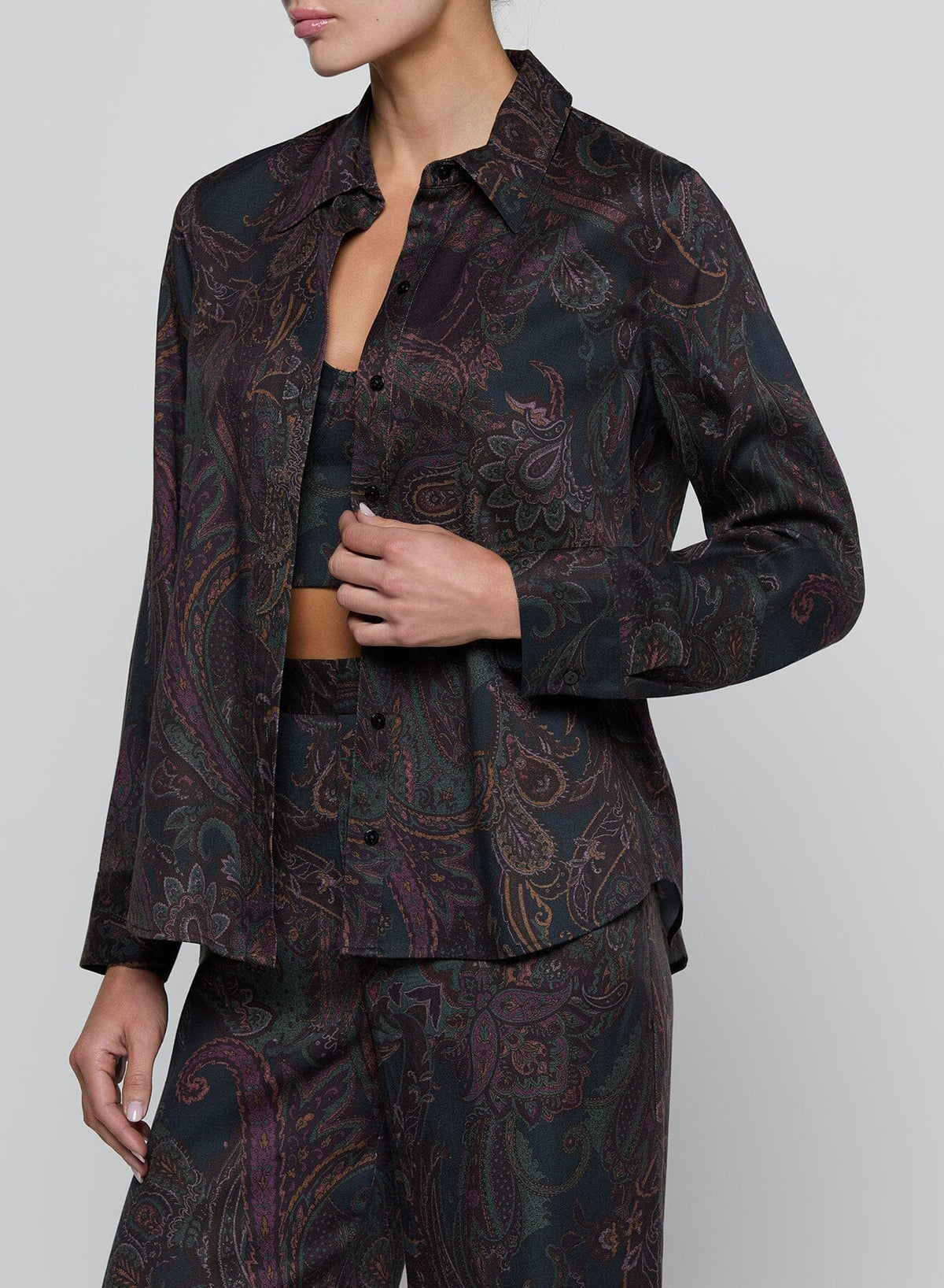 Ellery Long Sleeve Blouse-Tops/Blouses-Uniquities