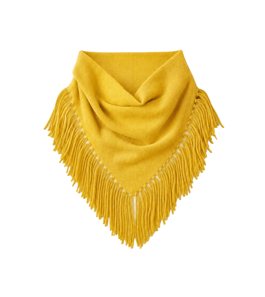 Cashmere Fringe Neckerchief