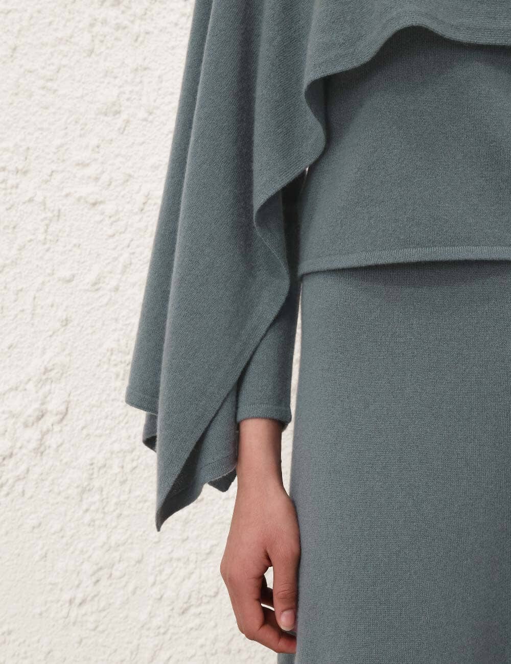 Valiant Wool Draped Sweater