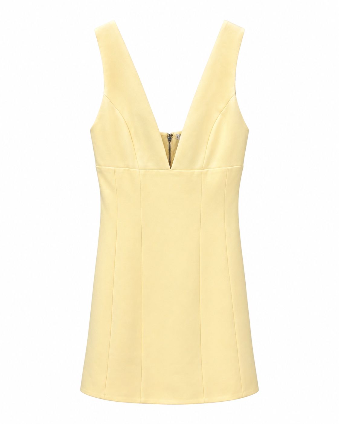 Mandy Plunge Mini Dress-Dresses-Uniquities