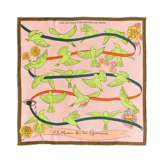 Frida Silk Bandana Accessories Lost Pattern