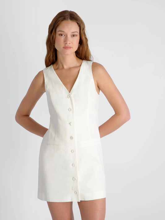 Aspen Linen Dress-Dresses-Uniquities