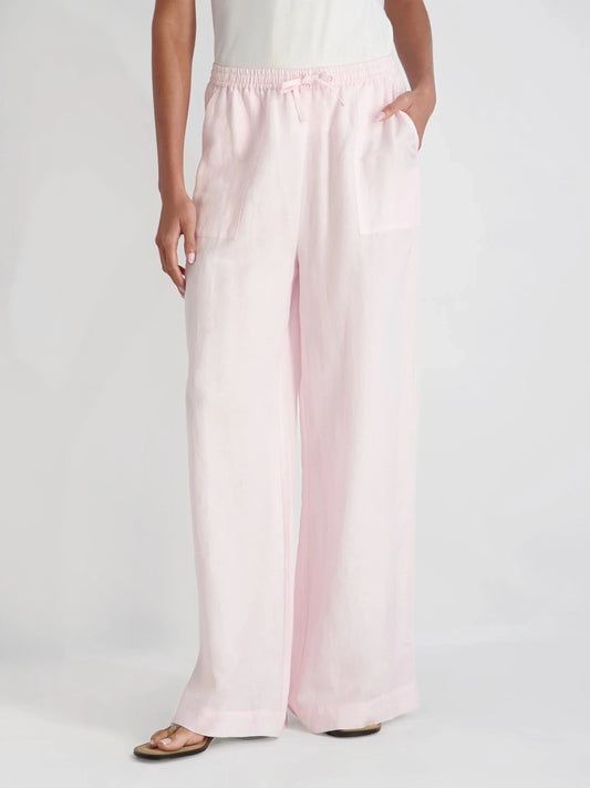 Cooper Linen Wide Leg Pant-Bottoms-Uniquities