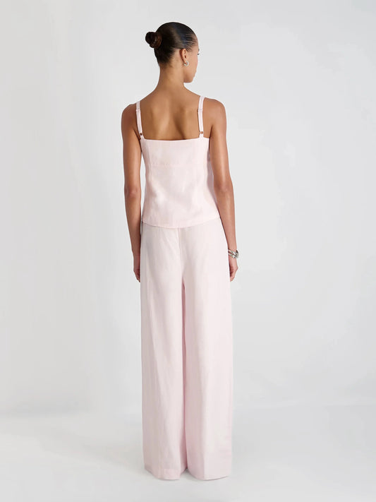 Cooper Linen Wide Leg Pant-Bottoms-Uniquities