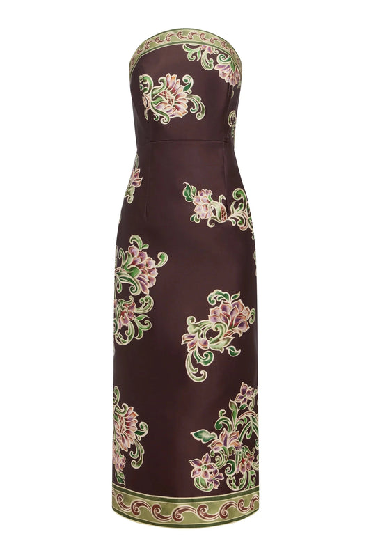 Josie Bodice Midi Dress-Dresses-Uniquities