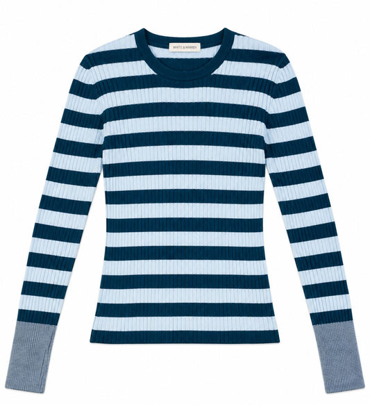 Cotton Ribbed Ls Top-Tops/Blouses-Uniquities