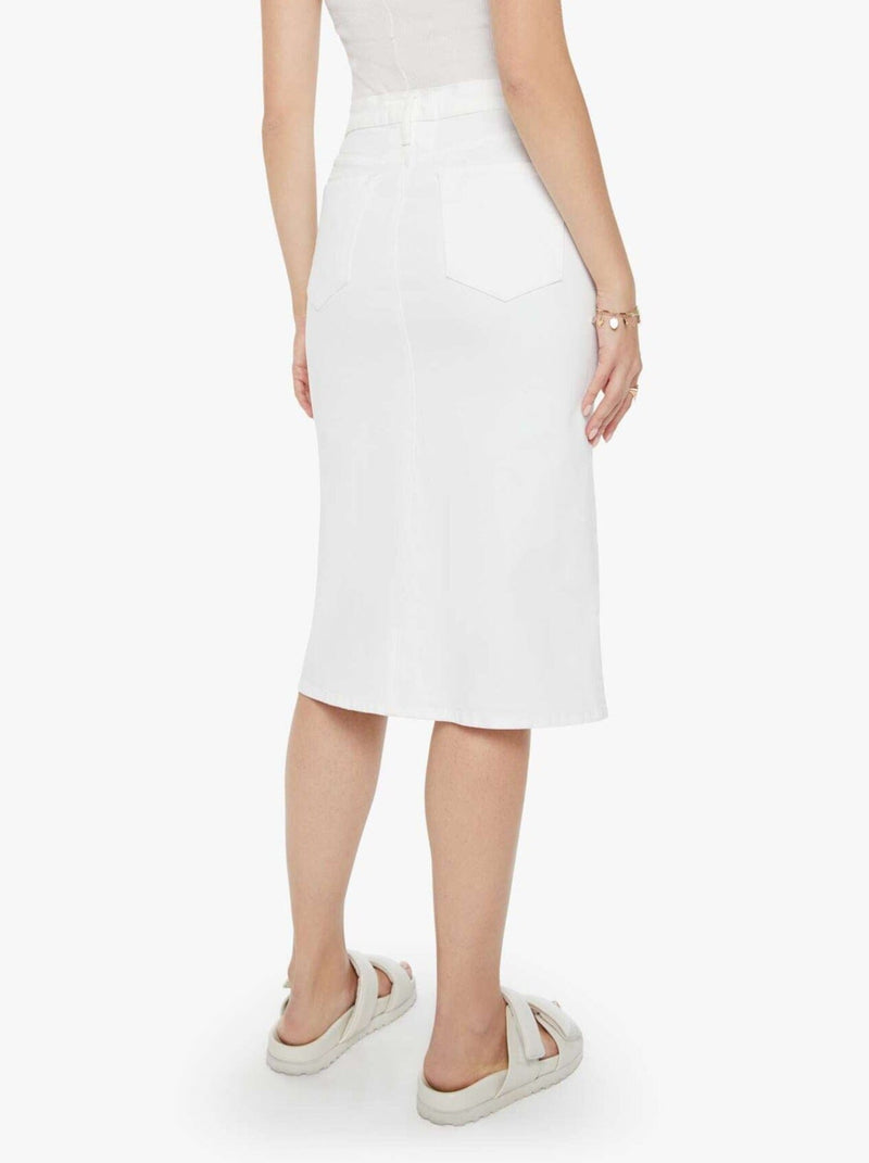 The Front Slit Vegabond Midi Skirt-Denim-Uniquities