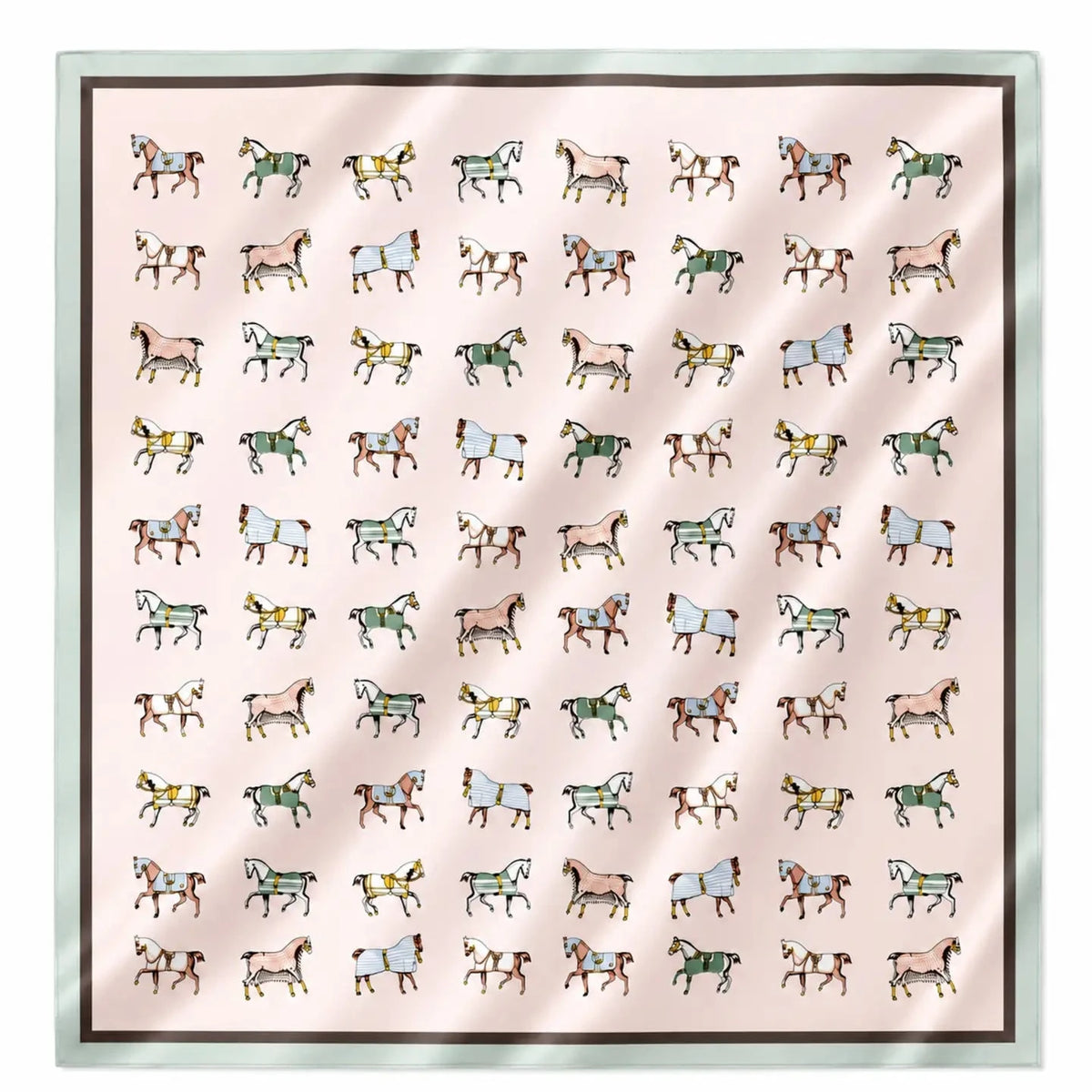 Equestrian Satin Scarf by Uniquities - Image 1