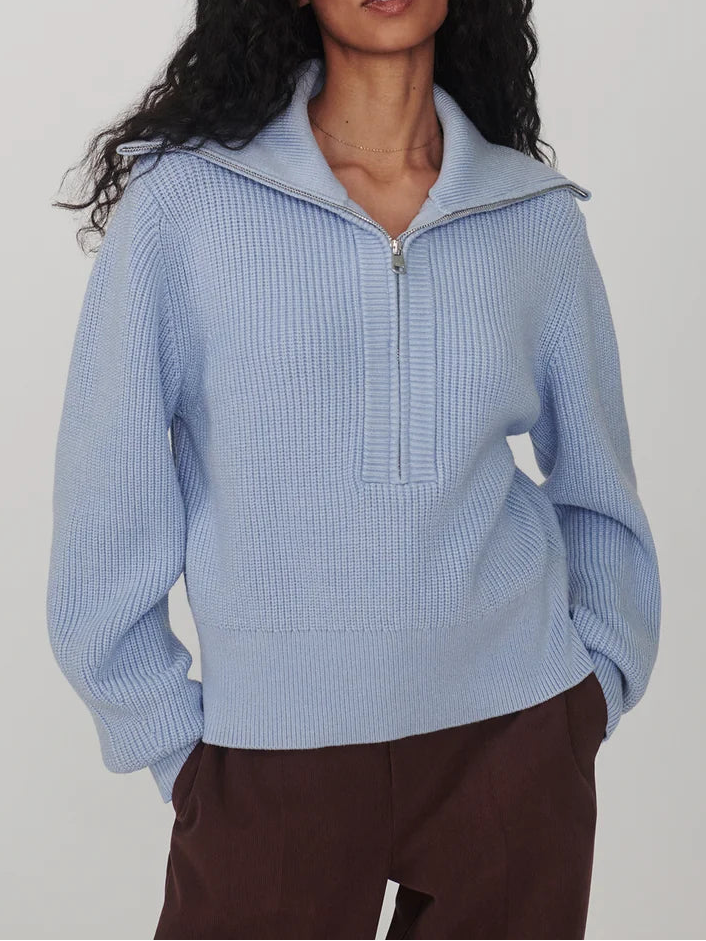 Maura Half Zip Knit