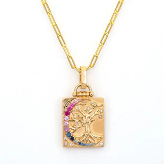 Dreaming Tree Tablet Pendant-Jewelry-Uniquities