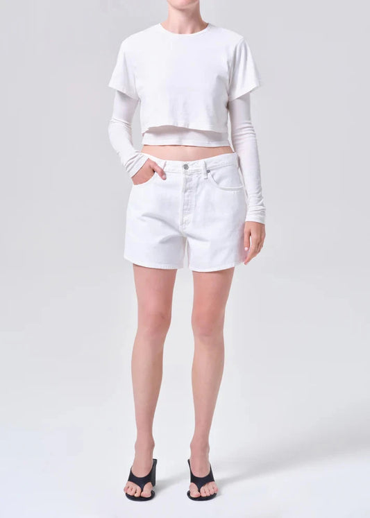 Leith Short In Marshmallow-Bottoms-Uniquities