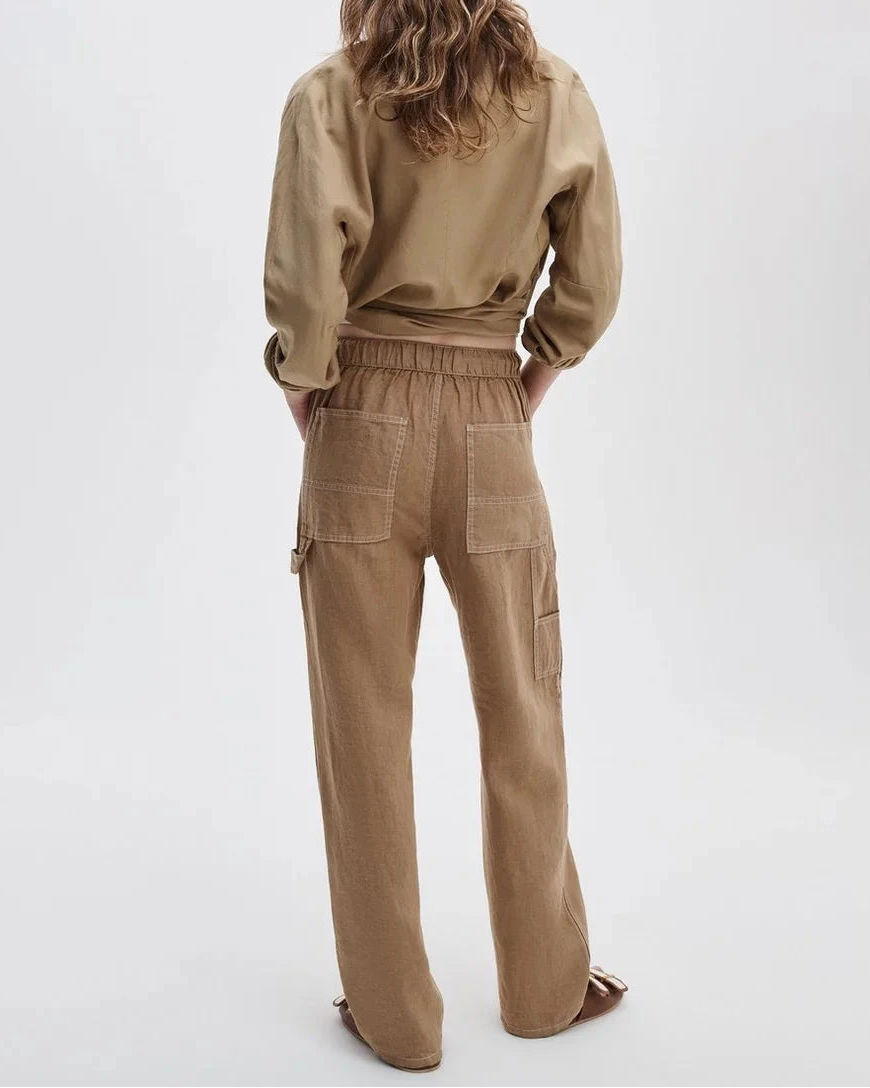 Atlas Linen Pant-Bottoms-Uniquities