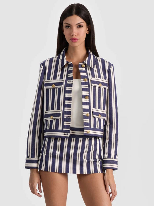 Alex Collared Boxy Jacket-Jackets-Uniquities