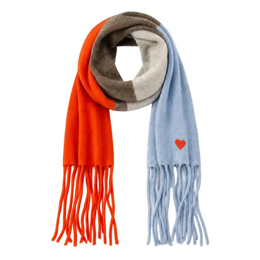 Cashmere Color Block Scarf by Kerri Rosenthal - Image 1