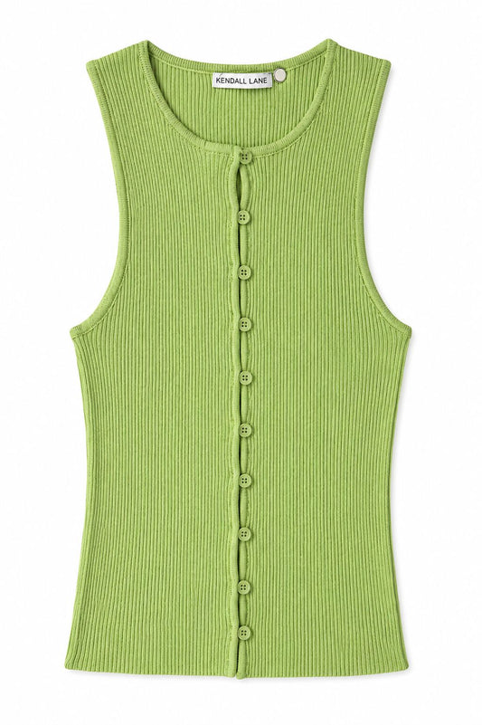 Marni Button Tank-Tops/Blouses-Uniquities