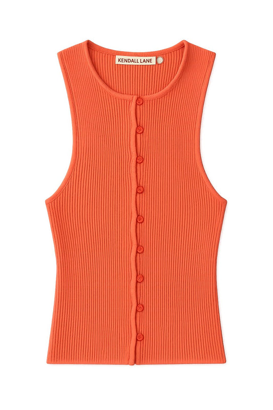 Marni Button Tank-Tops/Blouses-Uniquities