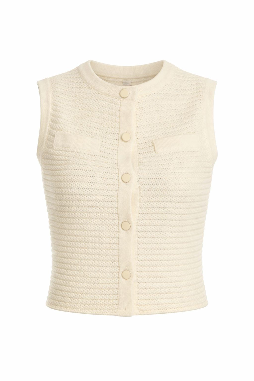 Jayme Textured Vest-Tops/Blouses-Uniquities