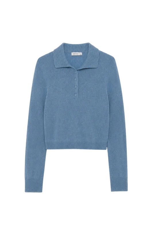 Constance Long Sleeve Polo-Tops/Blouses-Uniquities