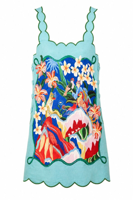Garden Of Life Mini Dress-Dresses-Uniquities